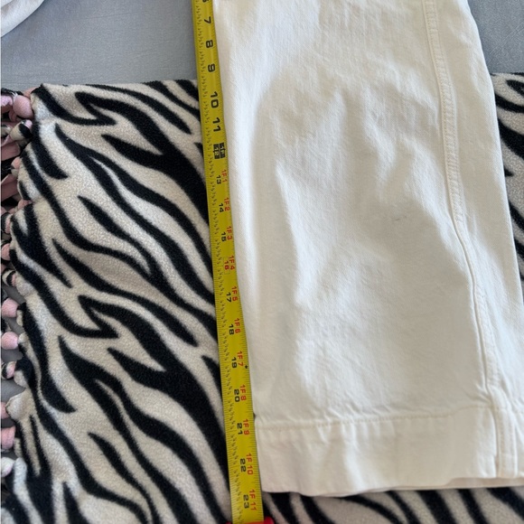 OZMA High Rise Trouser Pant 100% Cotton, size 25, Off-White-Flawed - Picture 6 of 15
